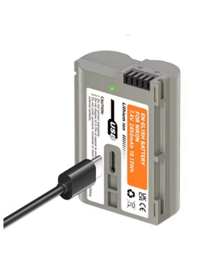 Batteri EN-EL 15C m/USB-C opladning